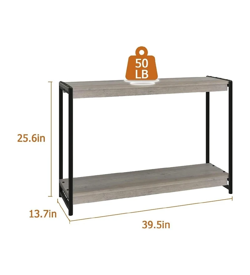 gaomon 40" Storage Farmhouse Console Table