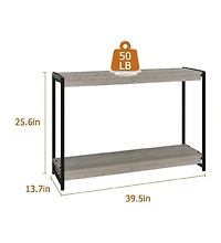 gaomon 40" Storage Farmhouse Console Table