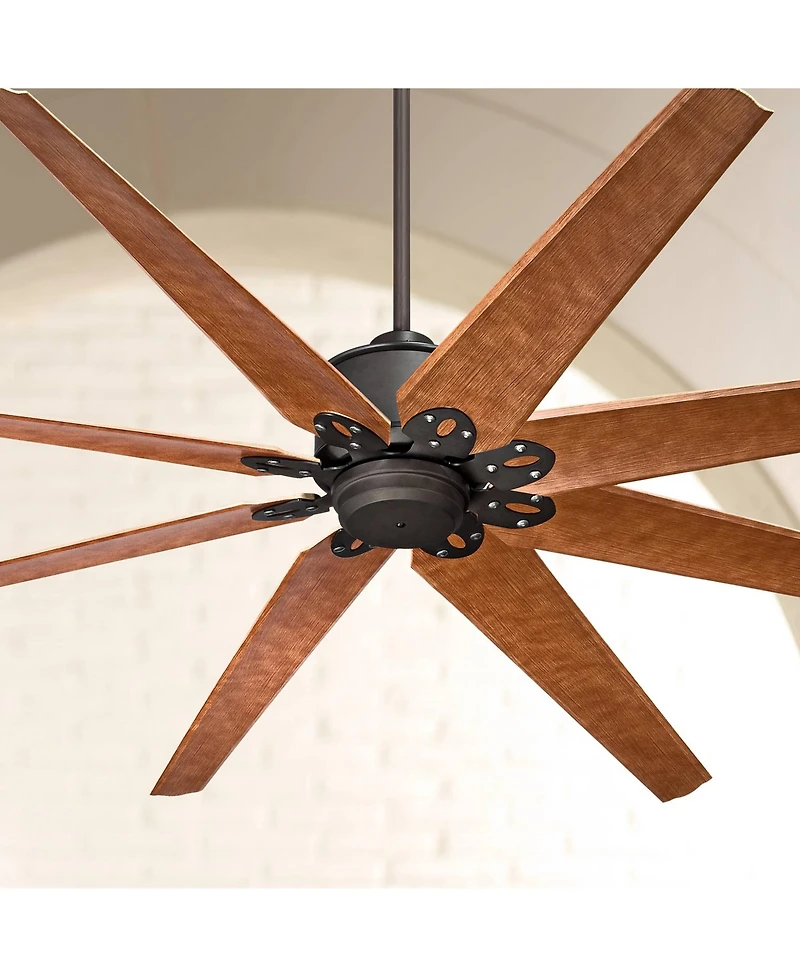 Casa Vieja 72" Predator Damp Rated Fan for 13-Foot Ceilings with Remote