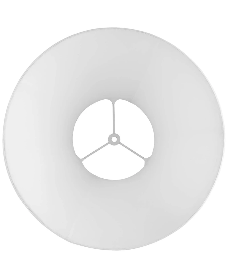 Springcrest Set of 2 Pleated Empire Lamp Shades Medium 7" Top x 16" Bottom x 11.25" High Spider with Harp and Finial Fitting