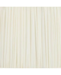 Springcrest Cascade 13" x 14" x 11" High x 11" Slant Lamp Shade Replacement Drum Pleated Washer Harp Finial