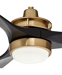 Casa Vieja 52" Windspun 3-Blade Led Indoor Ceiling Fan with Remote Control