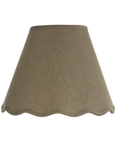 Springcrest Sage Scallop Empire Shade 6x12x9.5x9 (Spider)