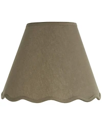 Springcrest Sage Scallop Empire Shade 6x12x9.5x9 (Spider)