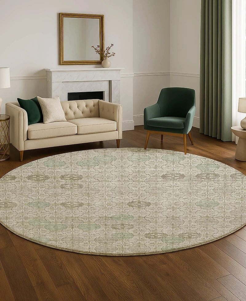 Addison Mayfield AMF1855 8' x 8' Round Area Rug