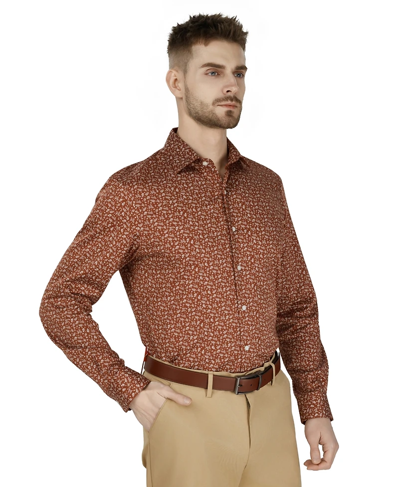 Bar Iii Men's Slim-Fit Daniel Floral Dress Shirt, Macy's Exclusive