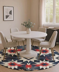 Addison Mayfield AMF1893 8' x 8' Round Area Rug