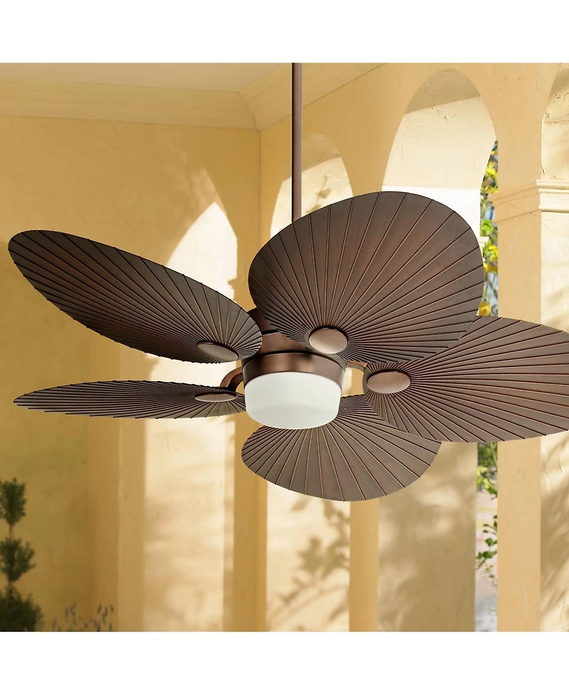 Casa Vieja 52" Breeze Led Fan with 12-In Rod for 10-Ft Ceiling