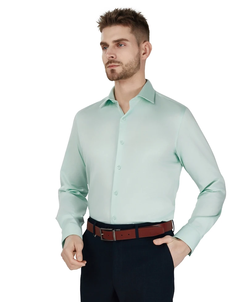 Bar Iii Men's Diamond Dobby Slim Fit Dress Shirt, Macy's Exclusive
