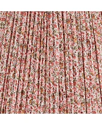 Springcrest 4" Top x 6" Bottom x 5 1/2" High x Print Lamp Shade Replacement Small Leaf Shirred Pleated Clip On Candelabra