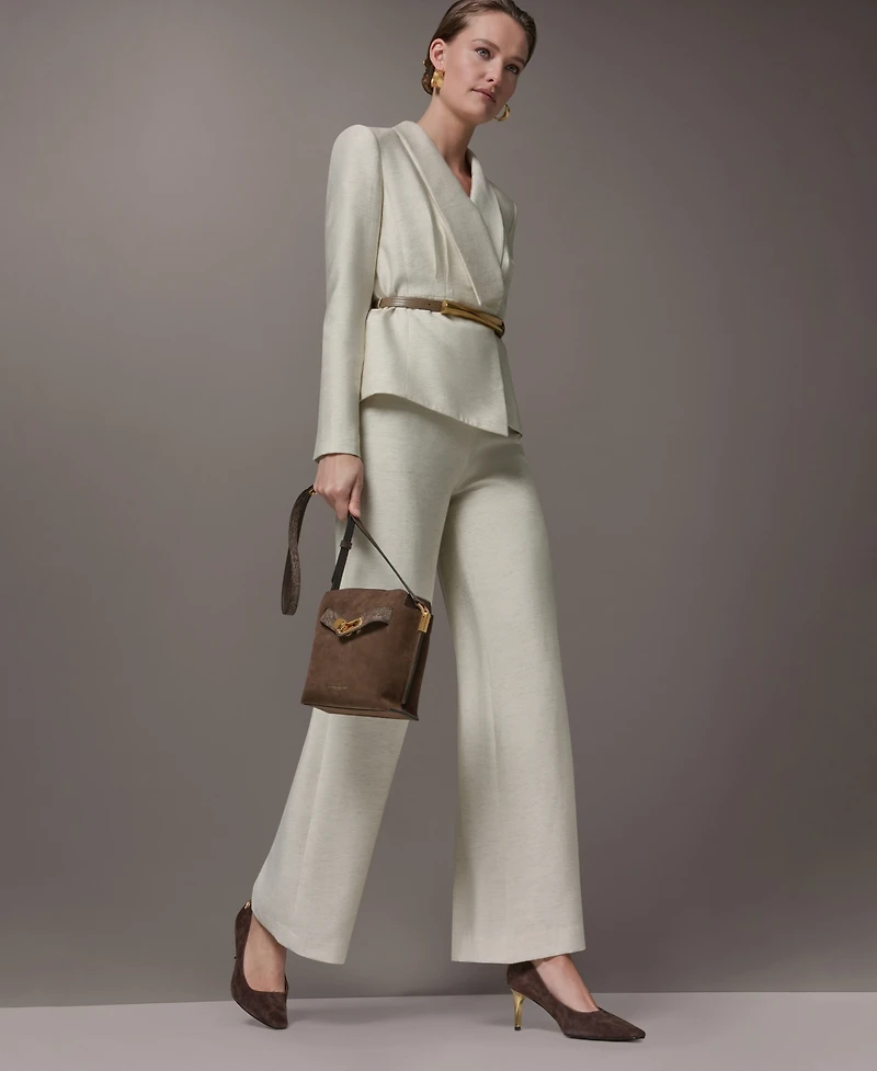 Donna Karan New York Women's Belted Cropped Jacket