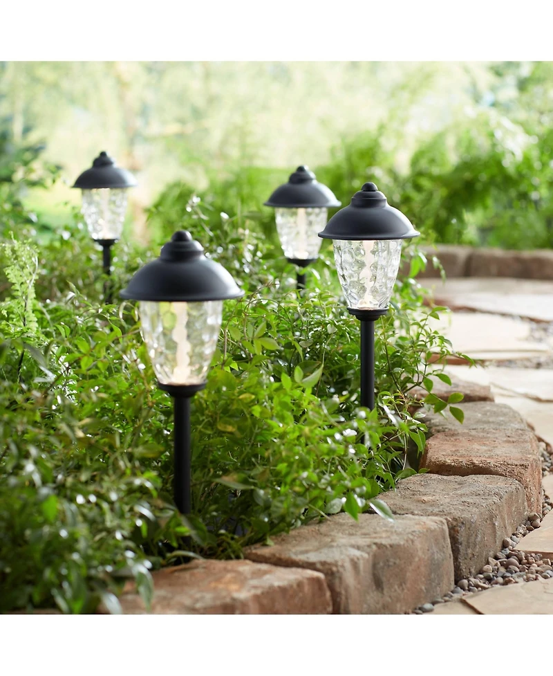 John Timberland Concord 18" High Country 6-Piece Complete Outdoor Landscape Lighting Set Porch House Led Bulb