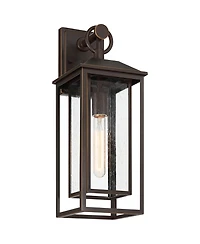 John Timberland Califa 20" High Traditional Outdoor Wall Light Fixture Mount Porch House Weatherproof Bronze Finish