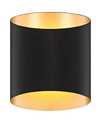 Possini Euro Design Everard 10" High Modern Outdoor Wall Light Fixture Mount Porch House Led Bulb Weatherproof Matte