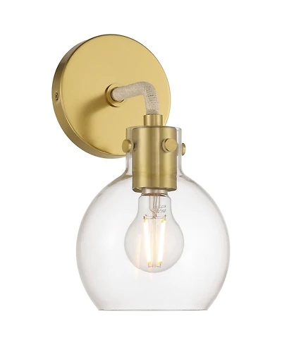 Possini Euro Design Possini Euro Wicander 11 1/4" High Antique Brass Wall Sconce