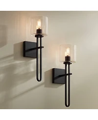 Possini Euro Design Possini Euro Katrina 17 1/2" Wall Sconce Set of 2