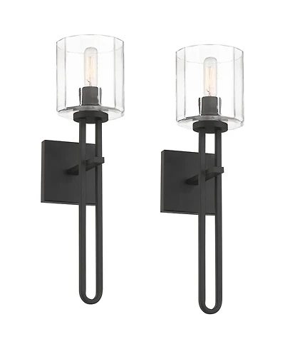 Possini Euro Design Possini Euro Katrina 17 1/2" Wall Sconce Set of 2
