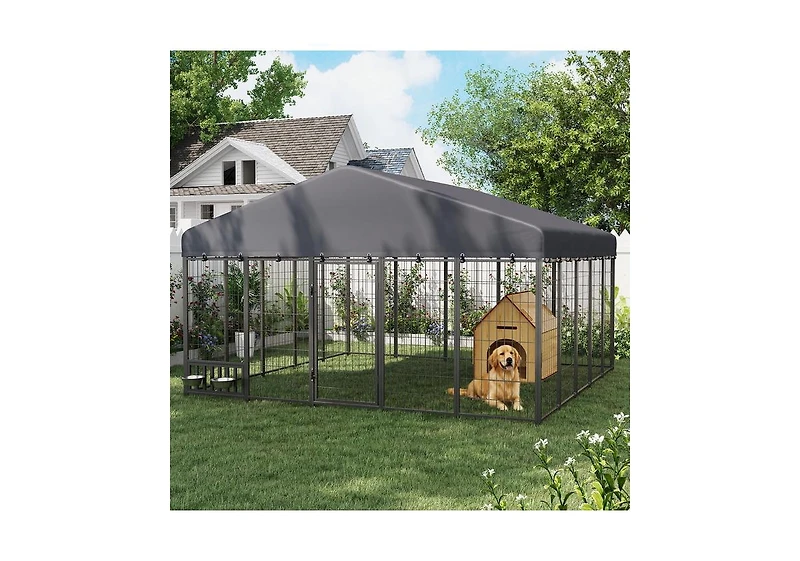 Aecojoy Heavy Duty Outdoor Dog Kennel