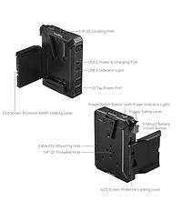 SmallRig V-Mount Battery Mount Plate with Advanced Circuit, Lite Edition