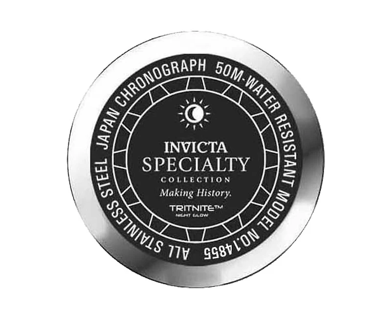 Invicta Women's 14855 Specialty Quartz Chronograph White Dial Watch