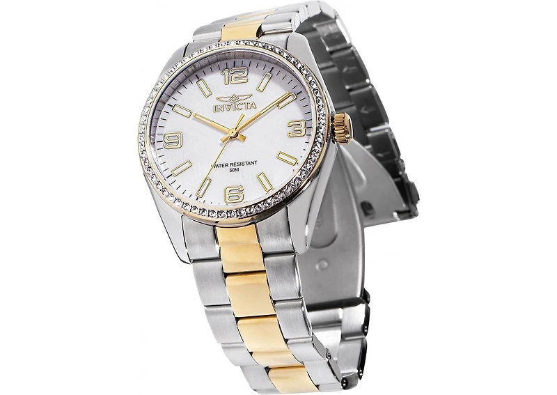 Invicta Women's 50090 Specialty Quartz PC21 White Dial Watch