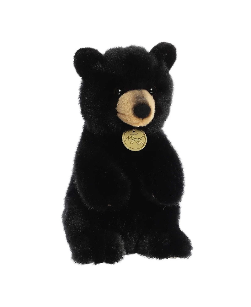 Aurora Medium Sitting Pretty American Black Bear Cub Miyoni Tots Adorable Plush Toy
