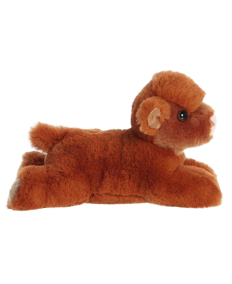 Aurora Small Highland Cow Calf Mini Flopsie Adorable Plush Toy