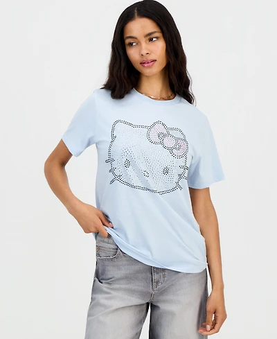 Grayson Threads, The Label Juniors' Hello Kitty Rhinestone Tee