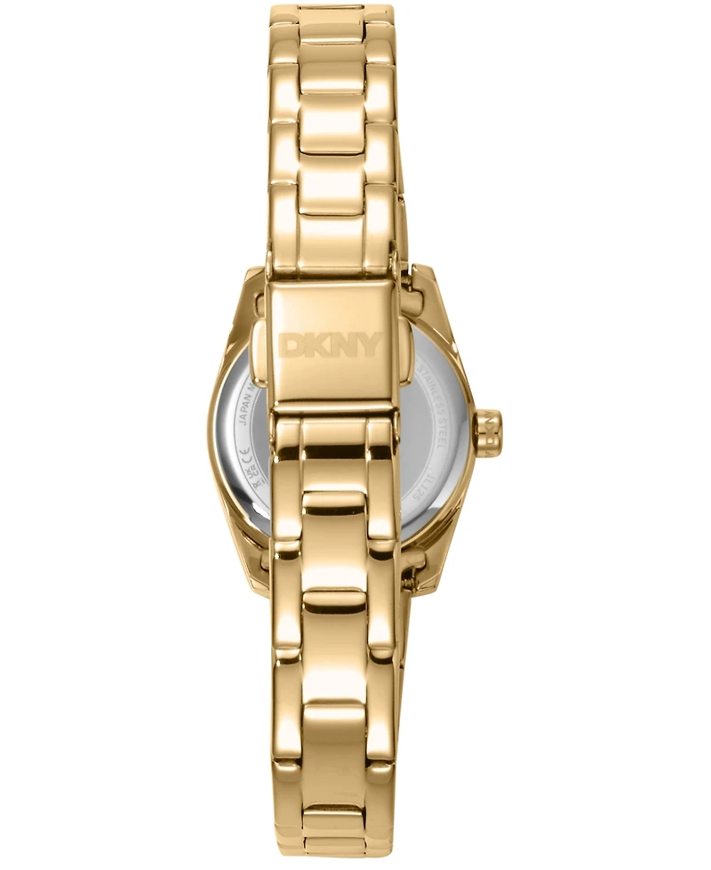 Dkny Women's Mini Quartz Gold-Tone Stainless Steel Bracelet Watch 23 mm