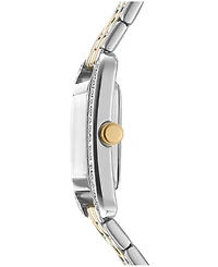 Dkny Women's Signature Shape Quartz Two-Tone Stainless Steel Bracelet Watch 20x33mm