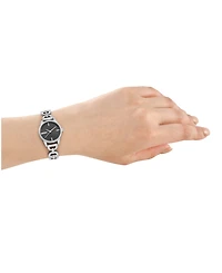 Dkny Women's Open Link Quartz Stainless Steel Bracelet Watch 26mm
