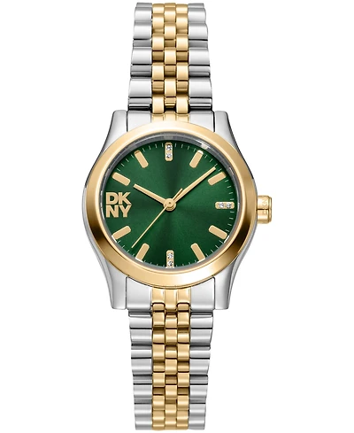 Dkny Women's Essentials Quartz Two-Tone Stainless Steel Bracelet Watch 28mm