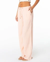Roxy Juniors' Iyla Low Rise Straight Leg Pants