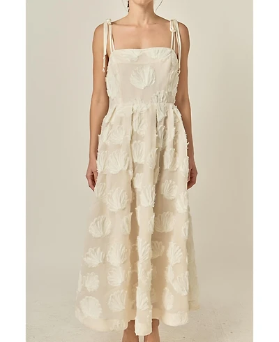 English Factory Women's Shell Sleeveless Midi Dress