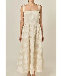 English Factory Women's Shell Sleeveless Midi Dress