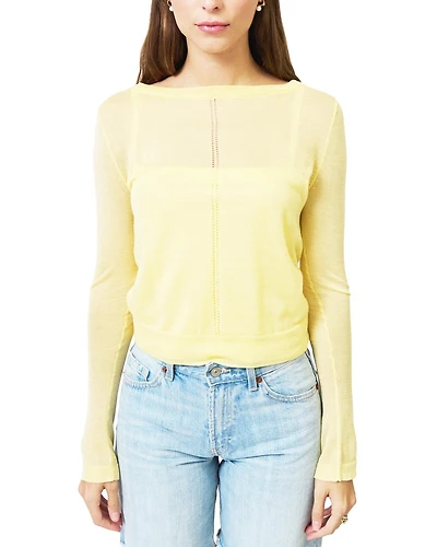 Central Park West Women's Brooklyn Double Layer Sheer Halter