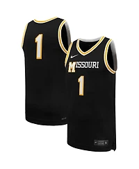 Nike Men's 1 Black Missouri Tigers Replica Basketball Jersey