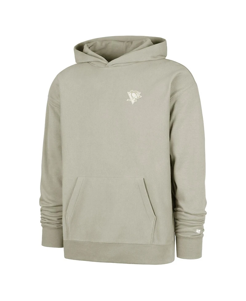 '47 Brand Men's Gray Pittsburgh Penguins Foundation Pullover Hoodie