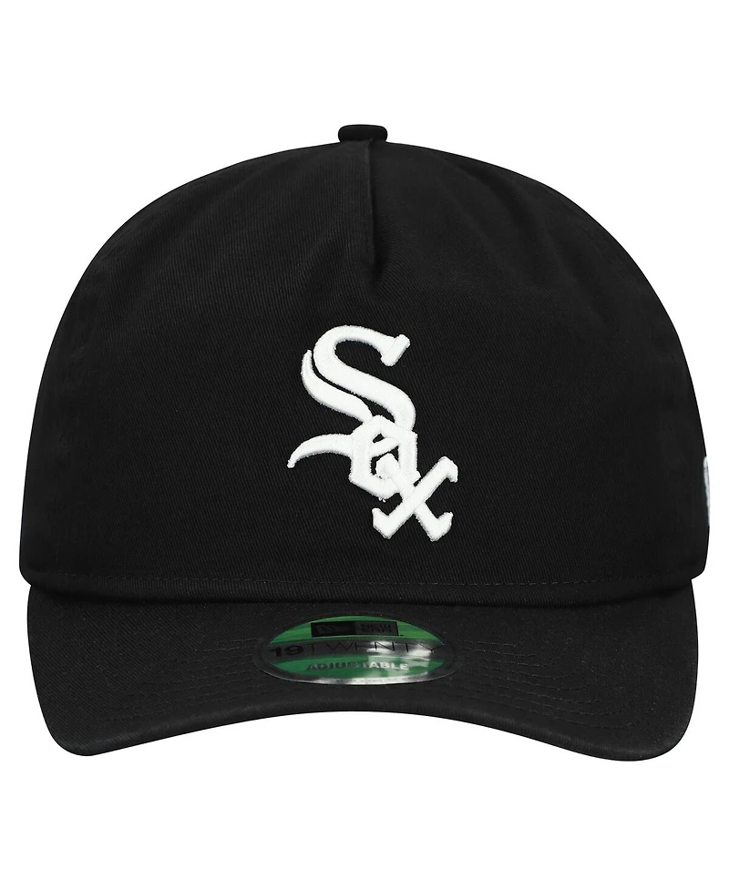 New Era Men's Black Chicago White Sox Team 19TWENTY Adjustable Hat
