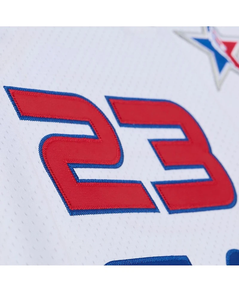 Mitchell & Ness Men's LeBron James White/Blue 2006 Nba All-Star Game Authentic Jersey