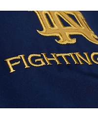 Mitchell & Ness Men's Navy Notre Dame Fighting Irish Double Clutch Lightweight Satin Full-Snap Jacket