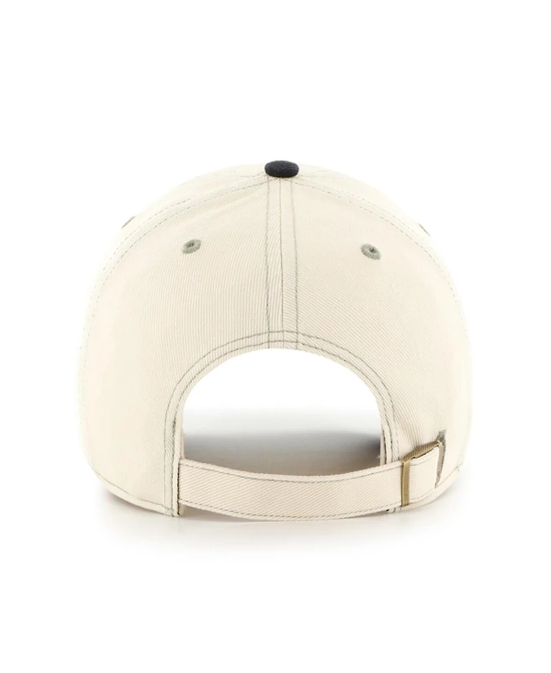 '47 Brand Men's Natural/Black Los Angeles Dodgers Keepsake Collection Clean Up Adjustable Hat