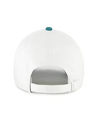 '47 Brand Men's White/Teal Los Angeles Dodgers Contemporary Tonal Clean Up Adjustable Hat