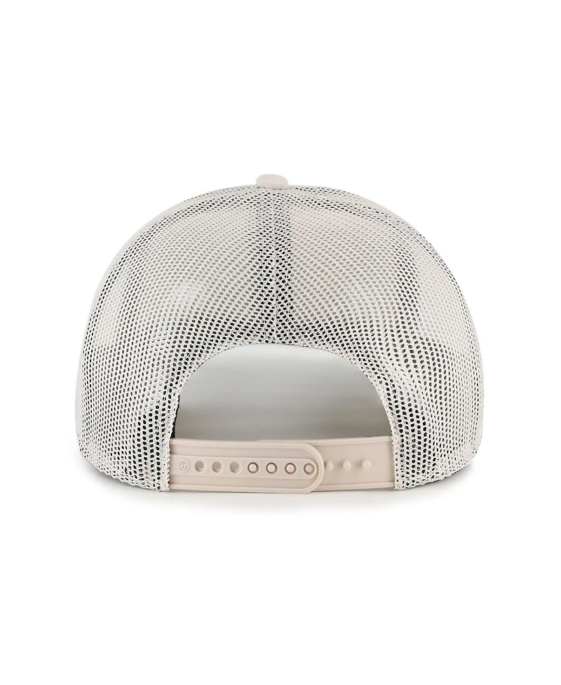 '47 Brand Men's Cream Athletics Gravestone Adjustable Trucker Hat