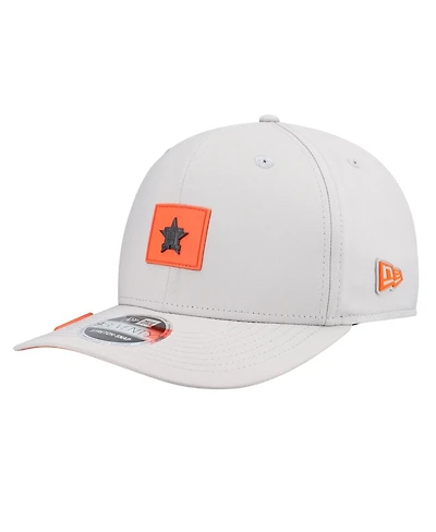 New Era Men's Gray Houston Astros 2026 Clubhouse 9SEVENTY Adjustable Hat