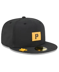 New Era Men's Black Pittsburgh Pirates 2026 Clubhouse 59FIFTY Fitted Hat
