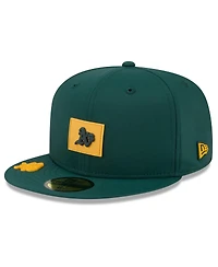 New Era Men's Green Athletics 2026 Clubhouse 59FIFTY Fitted Hat