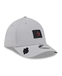 New Era Men's Gray Houston Astros 2026 Clubhouse Alternate 39THIRTY Flex Hat