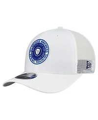 New Era Men's White Milwaukee Brewers 2026 Spring Training Fan Pack 9SEVENTY Adjustable Trucker Hat