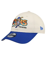 New Era Big Boys and Girls Stone/Royal Chicago Cubs 2026 Spring Training Fan Pack Batter 9TWENTY Adjustable Hat